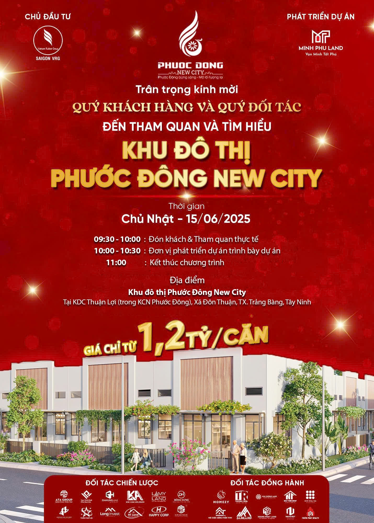 PHƯỚC ĐÔNG NEW CITY – TÂM ĐIỂM ĐẦU TƯ – AN CƯ ĐẮC LỢI - Ảnh chính